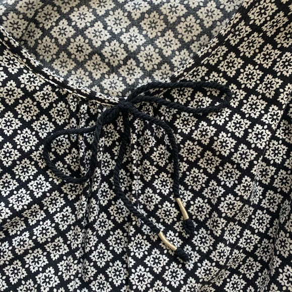 Mudd Printed Flared Long Wide Sleeve Boho Cropped - Picture 8 of 8